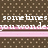 Pixelated text on a brown dotted background with pink horizontal stripes, showing partial phrases and a gray rectangle overlay.