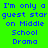 Green background with blue text reading "I'm only a guest star on Middle School Drama" in three , where the middle 's background alternates between green and pink across six