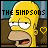 A 3x3 contact sheet of animated frames featuring Homer Simpson from The Simpsons, each frame showing slight variations in facial expression and mouth position with a yellow heart icon on the right side.