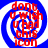 Red text reading 'dont u wish u had this icon' arranged in a spiral on blue and white background with visible pixelation.