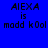 Four quadrants display identical text on solid backgrounds: blue, purple, red, and dark purple.