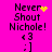 A bright pink background displays four identical text blocks with animated yellow pixel elements changing across frames.