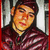 A pixelated image of a person in a maroon jacket with a red border, showing two states: one with 'AD rollack' text and another with 'r.i.p' text.