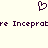 Pixelated purple heart symbol above repeated pixelated text reading 're Inceprobr' on a light background.