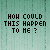 A static image with a teal background displays multiple text phrases in pixelated and handwritten styles, including 'HOW COULD THIS HAPPEN TO ME?', 'I'VE MADE MY MISTAKES', and 'THE NIGHT GOES ON AS I'M FADING AWAY'.