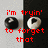 Two side-by-side show black-and-white spherical objects with play button symbols, red text overlays changing between 'i'm tryin' to forget that Simple Plan' and 'i'm addicted to you', on a split gray-black background