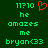 Green pixelated text on dark green background with red heart symbol above 'he' in left ; right lacks the heart
