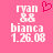 Pixelated pink background with white text and a red heart symbol, showing two states of the same icon.