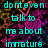 Pixelated cyan text on a dark, colorful abstract background with pink, purple, and orange patterns, displaying a quote attributed to Weener.
