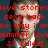 Pixelated image of a person with red text overlay reading 'love stoned sexy back the way i am summer love J.T rulez!' on a dark background.