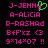 Pixelated text in pink and green on black background, with a heart symbol replacing the 'O' in J-JENNY.