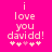 Pixelated text on bright pink background with animated heart symbols changing position.