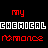 A black background displays repeating red and white pixelated text patterns in a