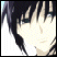 Anime-style character with black hair and pale skin, displayed in a of showing subtle facial expression changes