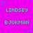 Static image with bright pink background, green text reading LINDSEY and BJOKMAN in repeating , blue star-shaped corner decorations
