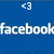 Blue background with white text reading 'facebook' and '<3' symbols, showing two cropped views of the same graphic.
