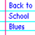 Blue and red pixelated text on white background with cyan horizontal lines, split into two vertical sections by a pink line.