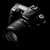 nine shows a camera, stone relief, and Nikon logo with white and gray spaces