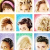 Nine static pixelated headshots arranged in a 3x3 grid, each with distinct hairstyles and colored backgrounds.