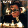 nine identical frames showing a person in dark clothing holding a silver cup near their face, with bottles on a tray below
