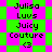 A static image with a green and pink checkered background displaying repeated text elements in black pixelated font.