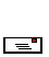 Pixelated icons depict envelopes, documents, and musical instruments in black-and-white with occasional red accents, arranged in a -like sequence showing varying states of opening and text visibility
