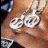A 48x48 pixel animated contact sheet showing six frames of a buddy icon featuring Usher, with visible text "usher rocks" in blue pixelated font on black background.