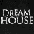 A 3x3 contact sheet of animated frames from a Dream House-themed AIM buddy icon showing text and character portraits with varying grayscale tones.