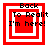 Four red and white square frames with "Back To Reality I'm here!" text, each showing different nested square patterns.