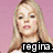 Six distinct pixelated portraits and a stylized heart-and-letters graphic on pink, white, and gray backgrounds with text labels below each.