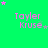 Green background with pink text 'Tayler Kruse' and scattered stars in various positions across the