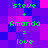 Pixelated text displays 'steve + Amanda = love' in green on a purple-pink background, repeated twice in a