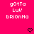 Pixelated text on bright pink background with two black heart icons at bottom center and bottom right.