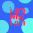 Blue background with light blue circles and red text reading 'i am who i am' in four identical quadrants.