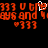 Pixelated red text and symbols on black background with white heart animation.