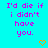 Cyan background with repeated pink text "I'd die if i didn't have you." and orange heart symbols in a