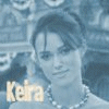 repeated images showing a woman with dark hair and pearl necklace, some frames displaying text "Keira" in yellow