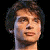 A pixelated contact sheet showing two frames of an animated buddy icon featuring a person's face on the left and green text reading "Original Icons .com" on the right against a dark background.