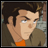 Pixelated anime-style character with brown hair and orange shirt, next to black background with white text reading 'Anime IM' and 'com'.