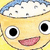 A cartoon character with a rice bowl head, smiling face on yellow background, text overlays reading "This is Rice Man!" and "and he is REALLY COOL!"