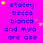 A static digital image with a bright pink background displays repeated text in blue pixelated font, interspersed with small yellow and light purple stars.