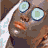 Animated sequence showing a person receiving a facial treatment with cucumber slices on eyes, transitioning through different poses and actions.