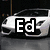 A four- displays a white sports car, Yoda with a green lightsaber, and text reading "Ed," "Is," and "THE BEST!!!!!" in bold black-and-white lettering