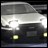 A split-frame contact sheet showing a car icon on the left and text elements on the right, with visible pixelation and low-resolution rendering.