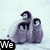 Animated sequence of penguin characters with text overlays forming 'We Need A Hero! Have No fear...' against snowy and white backgrounds.