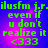 Green text on blue and purple gradient background with pink glow, repeating 'ilusfm j.r. even if u don't realize it <333' in four identical