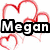 Animated icon with red heart outlines, a rainbow-colored martini glass, and colorful hearts on black background.