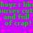 Green pixelated text on a purple background with pink star shapes, repeating the phrase 'boyz r likiboyz r likebourses cuburses cut and full of crap!'