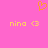 A static image with a bright pink background featuring an orange pixelated heart symbol above two identical yellow text-and-emoji pairs.