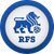 Circular blue-ringed icon with white center containing blue pixelated lion and 'RFS' text.